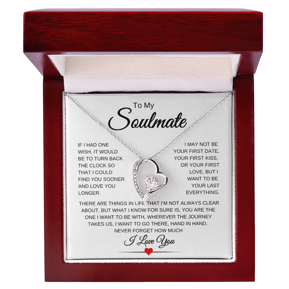 To My Soulmate | One Wish | Forever Love Necklace
