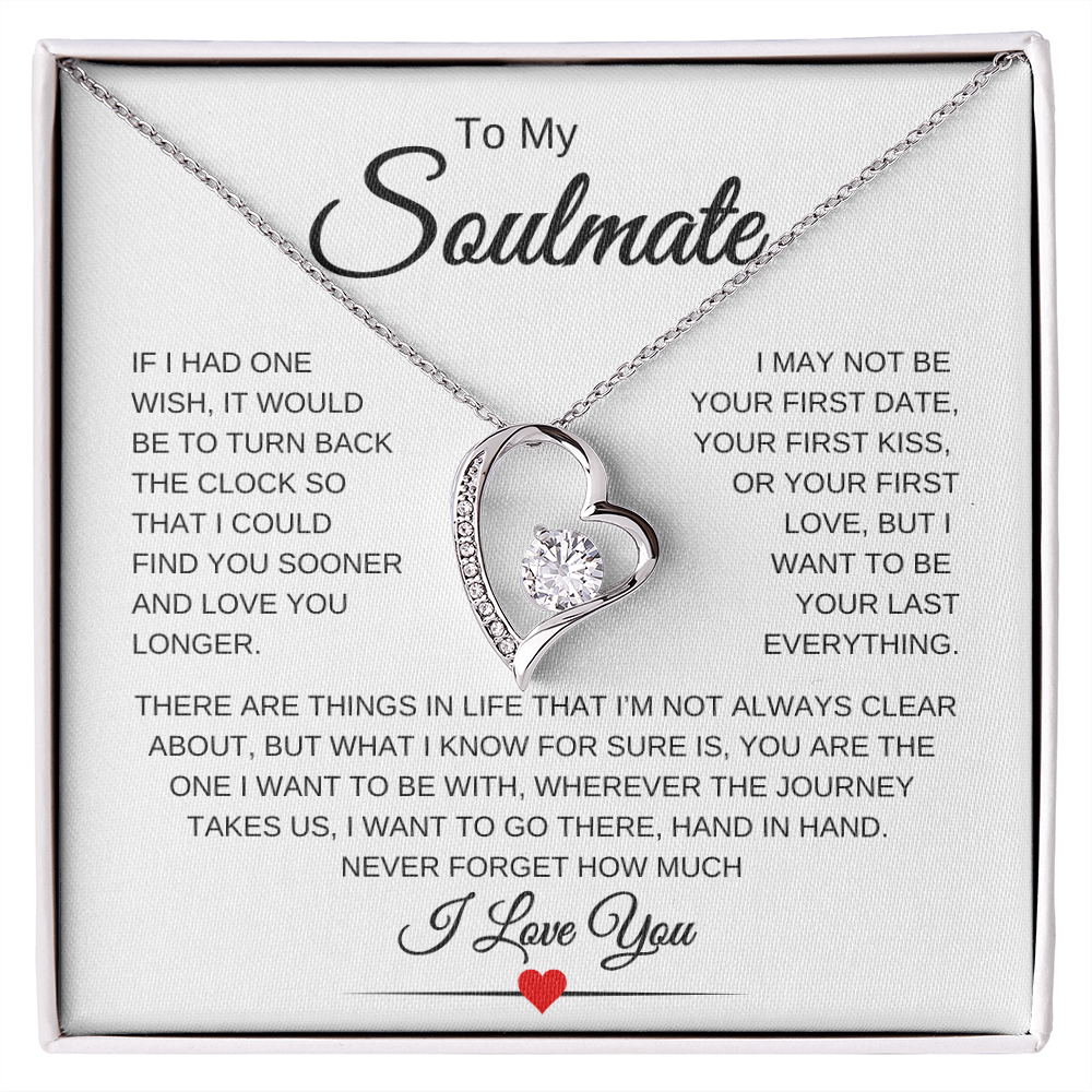 To My Soulmate | One Wish | Forever Love Necklace