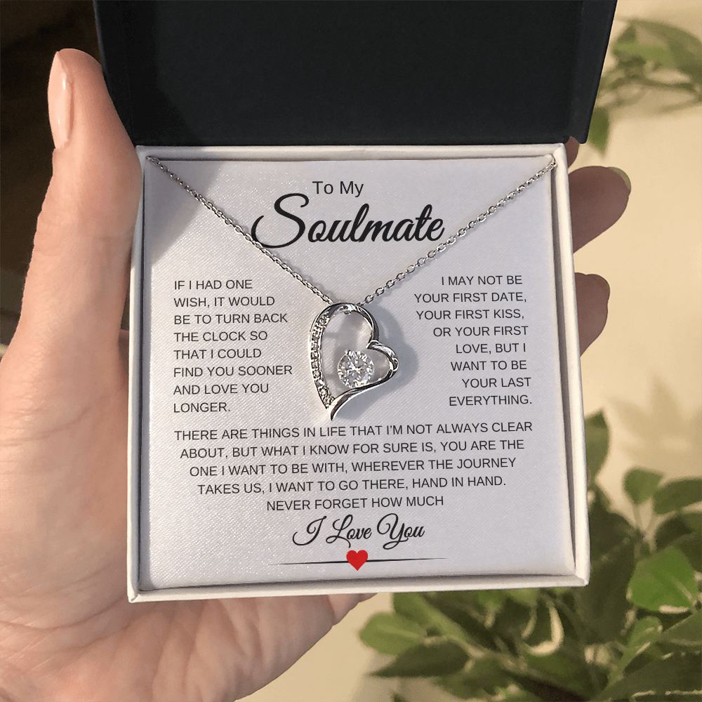 To My Soulmate | One Wish | Forever Love Necklace