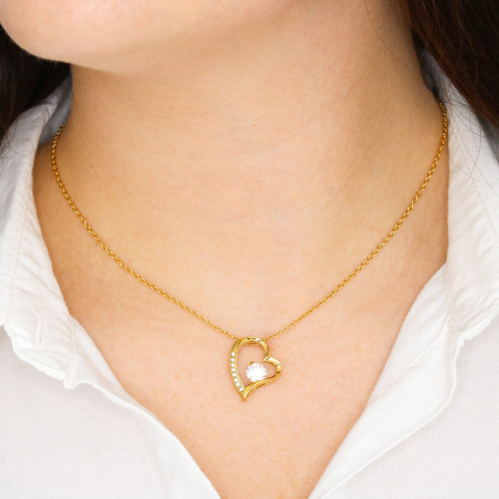 To my Soulmate | One Wish | Forever Love Necklace | Black Background