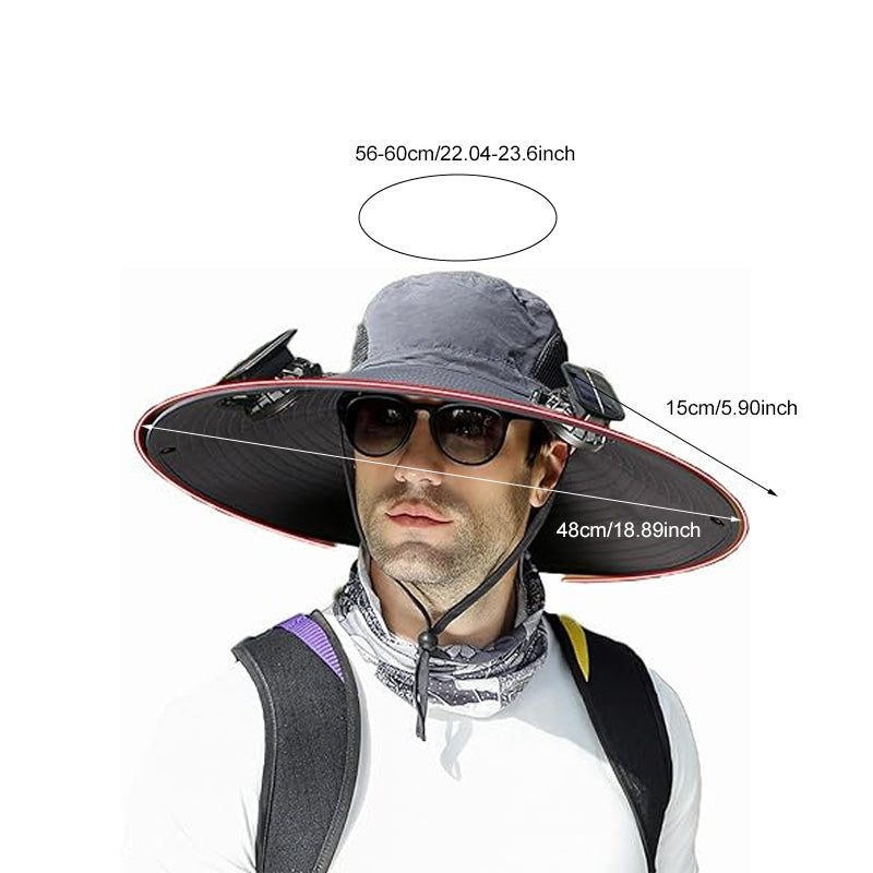 Cool Breeze Solar Fan Hat