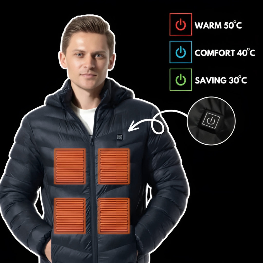 PowerHeat™ Heated Vest / Jacket – USB Rechargeable Electric Puffer