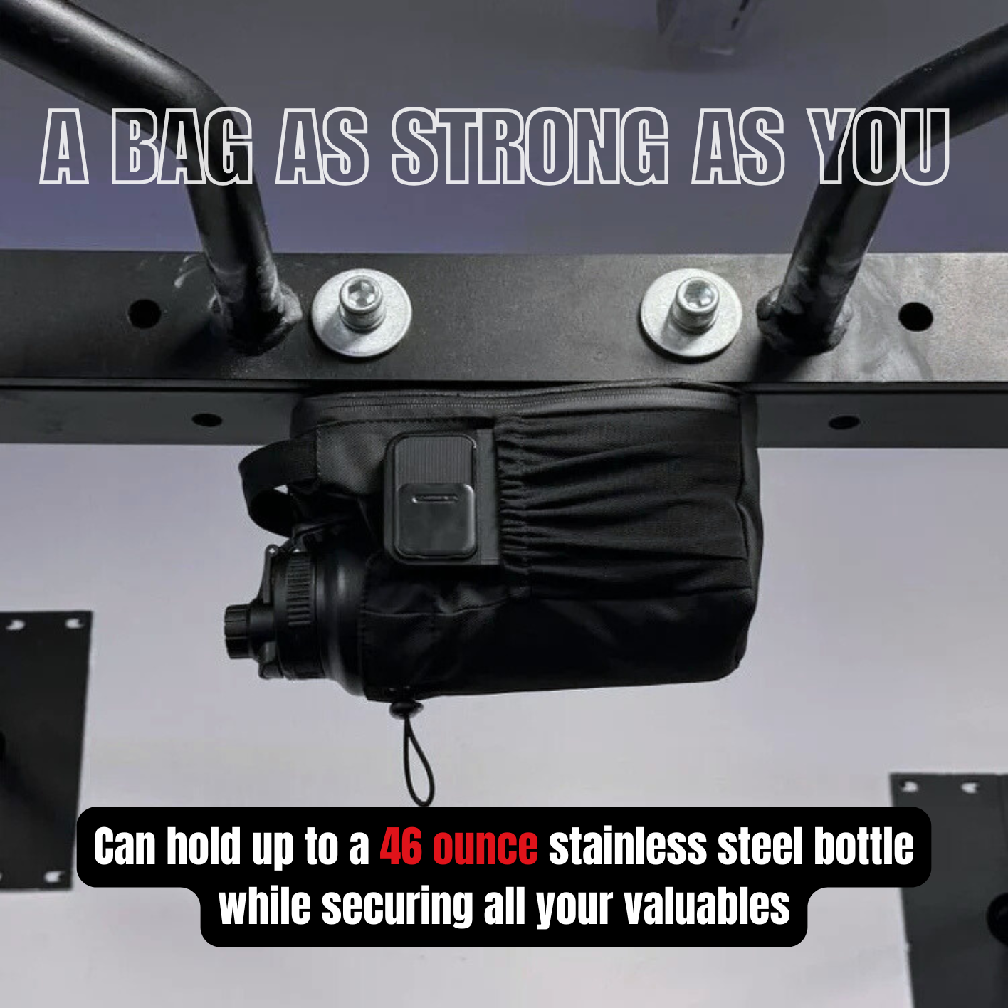 Magnetic Gym Water Bottle Tote Problem