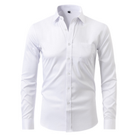 White (white button+pocket)