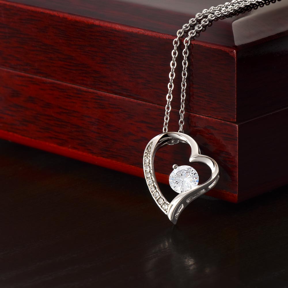 To my Soulmate | One Wish | Forever Love Necklace | Black Background