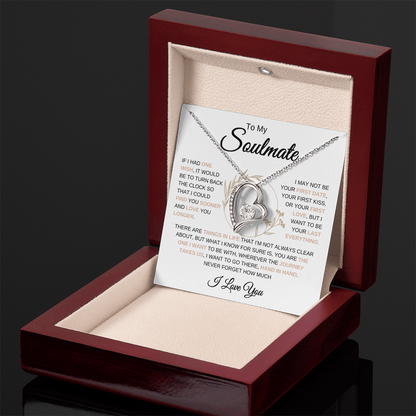 To My Soulmate | One Wish | Forever Love Necklace | Flower Ring