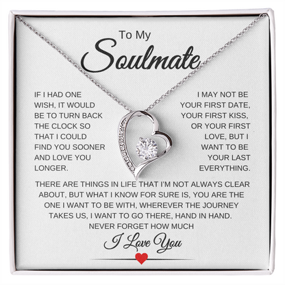 To My Soulmate | One Wish | Forever Love Necklace