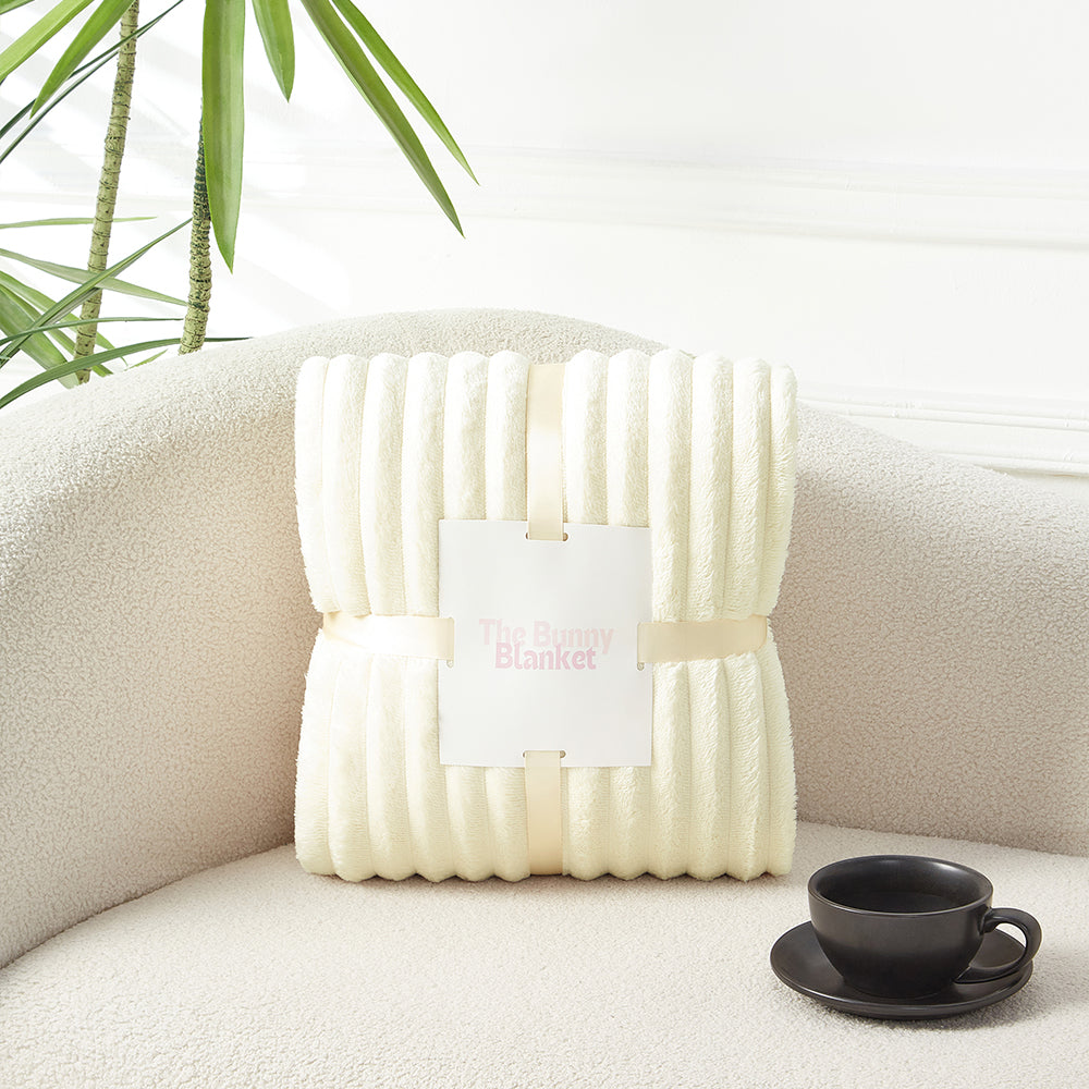 Cloud Comfort Bunny Fleece Blanket