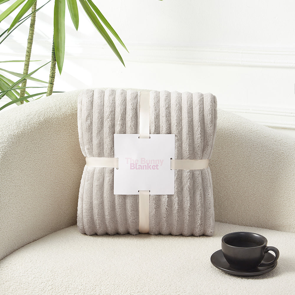 Cloud Comfort Bunny Fleece Blanket