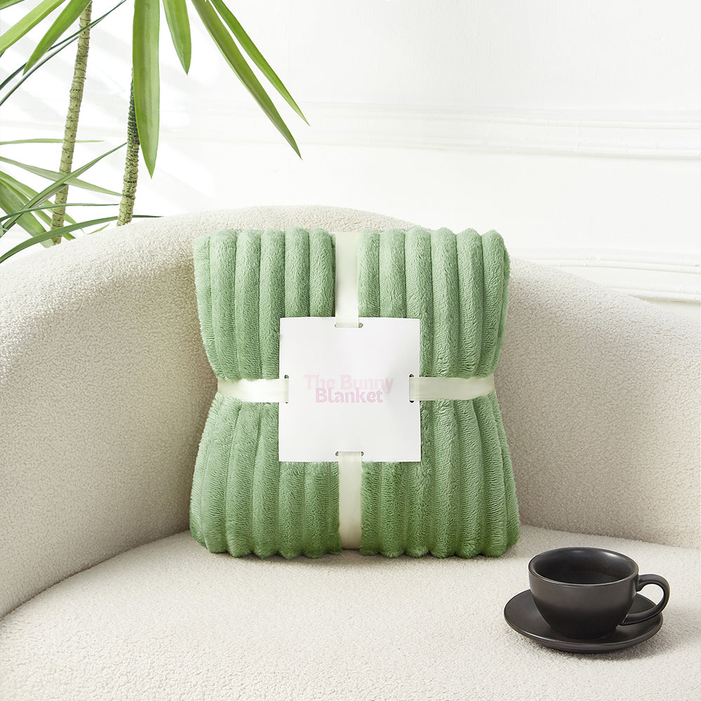 Cloud Comfort Bunny Fleece Blanket