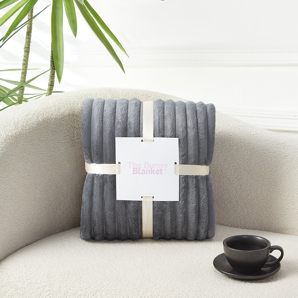 Cloud Comfort Bunny Fleece Blanket